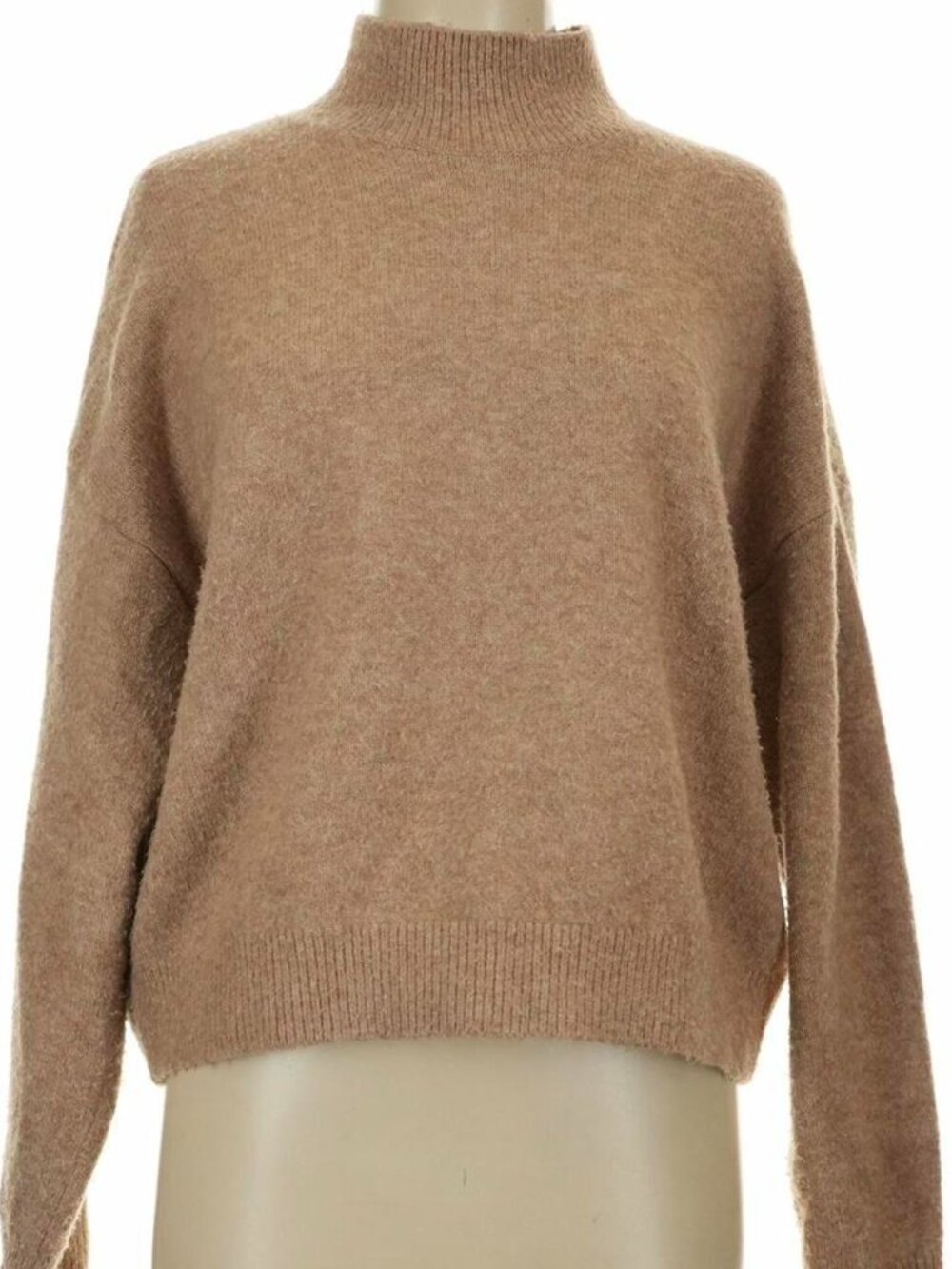 H&M Tan Turtleneck Sweater XS Knitwear